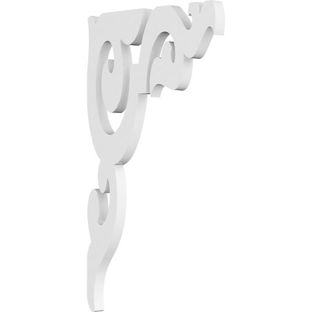 Ekena Millwork Rotherham Architectural Grade PVC Bracket, 5/8"W X 8"D X 14"H BKTP01X08X14RO